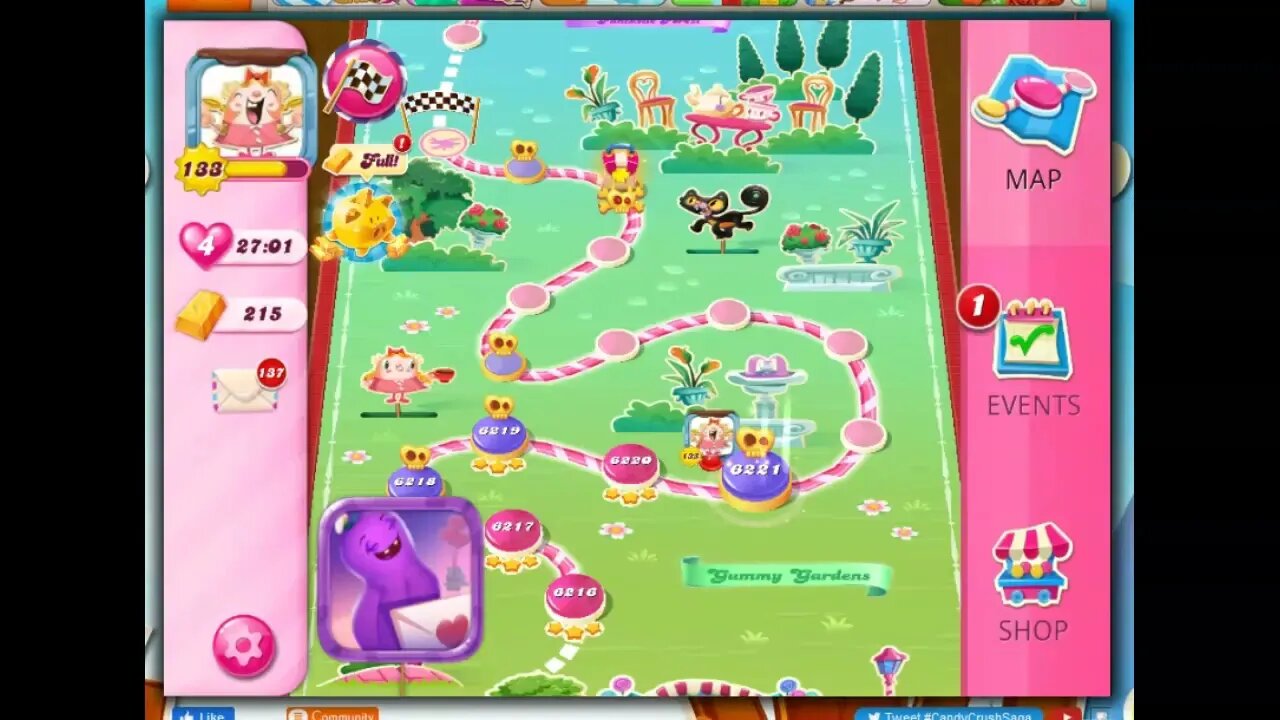 Candy Crush Level 6221 Talkthrough, 28 Moves 0 Boosters