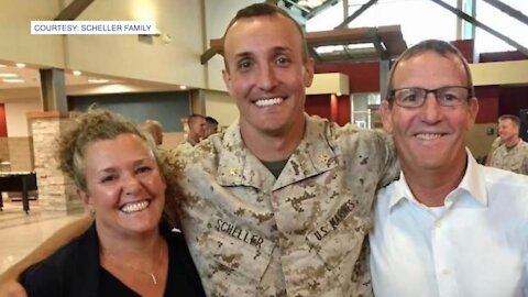 Marine Stuart Scheller issued a letter of reprimand