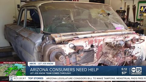 Phoenix man paid $12K to restore classic car and lost it all