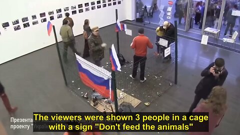 "Do not feed the animals (Russians)" - Cultural event in Ukraine