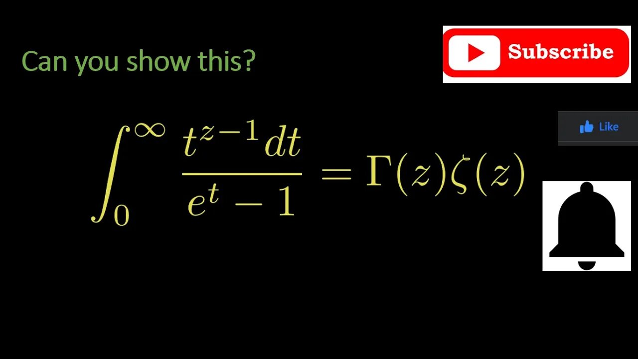 integral of t^{z-1}/(e^z-1) from 0 to infinity