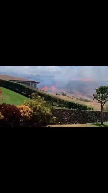 THERE WAS ANOTHER FIRE IN KAANAPALI, WEST MAUI. LOOKS LIKE THEY NEEDED TO BURN DOWN SOME MORE HOMES