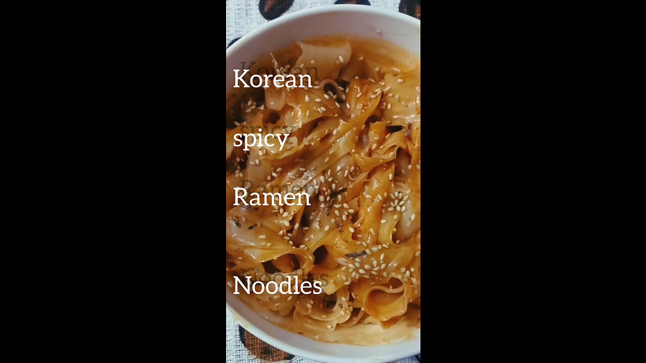 Spicy Ramen Fettuccine Recipe| spicy noodles | Ramen noodles | Korean noodles | spicy ramen noodles