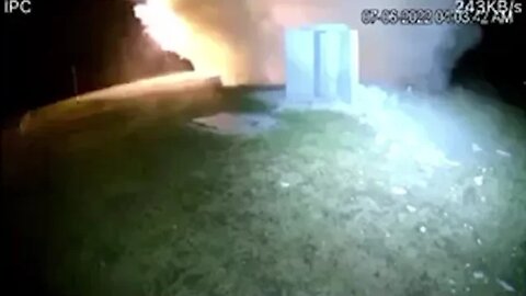 Video Explosão da Pedras Guias da Geórgia, Camera de Segurança