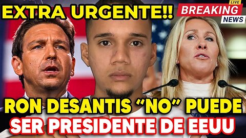 ✅ R0N DESANTIS NO puede ser PRESIDENTE del pais, AQUI SE EXPLICA PORQUE...