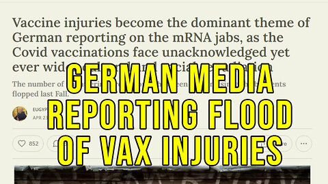 German Media Reporting Massive Number of Vaccine Injuries