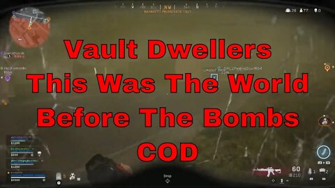 COD Warzone Vault Dwellers This Was What Happened Before The Bombs Fell.
