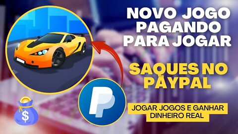 Jogo de carro pagando dinheiro no Paypal