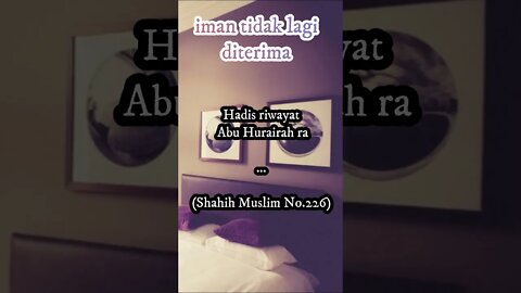masa di mana iman tidak lagi diterima