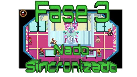 Doodle Ilha dos Campeões fase 3 - Nado Sincronizado