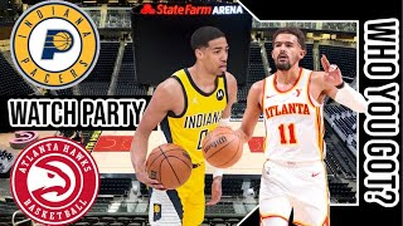 Indiana Pacers vs Atlanta Hawks | Live Play by Play & Reaction Watch Party Stream | NBA 24 PRESEASON