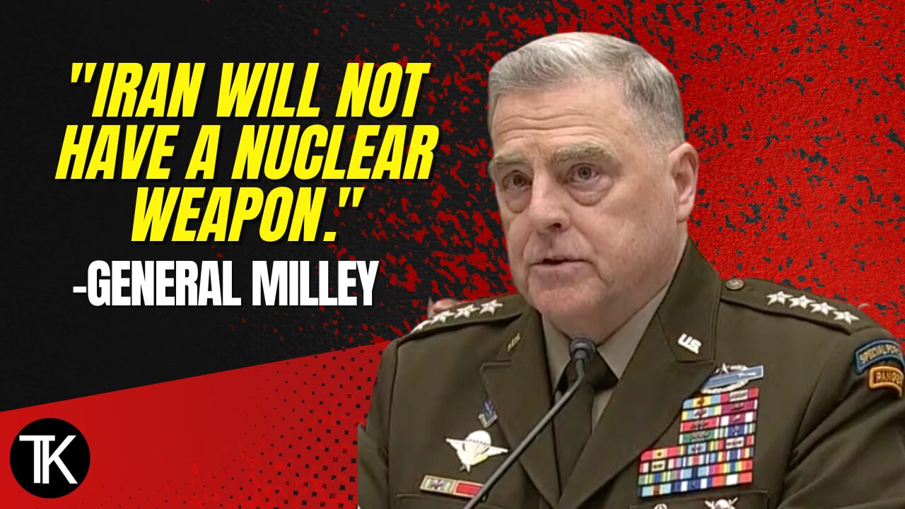 Gen. Milley: Iran Could Produce a Nuclear Weapon within Months