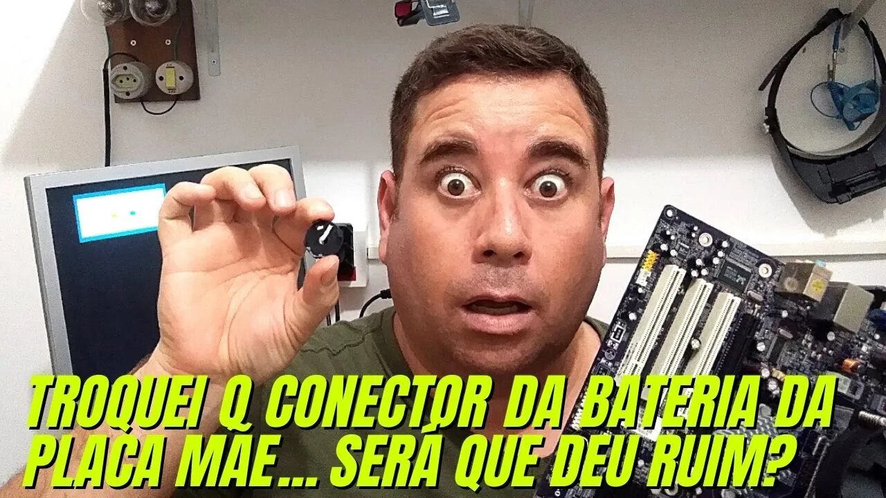 COMO TROCAR O CONECTOR DA BATERIA DA BIOS DA PLACA MÃE O GUIA COMPLETO!