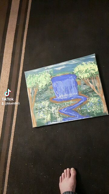 Water fall snake River