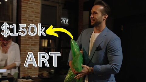 Tristan Tate Buys An Expensive Art Piece