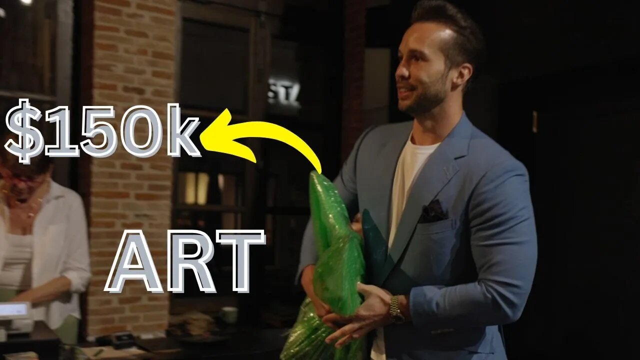 Tristan Tate Buys An Expensive Art Piece