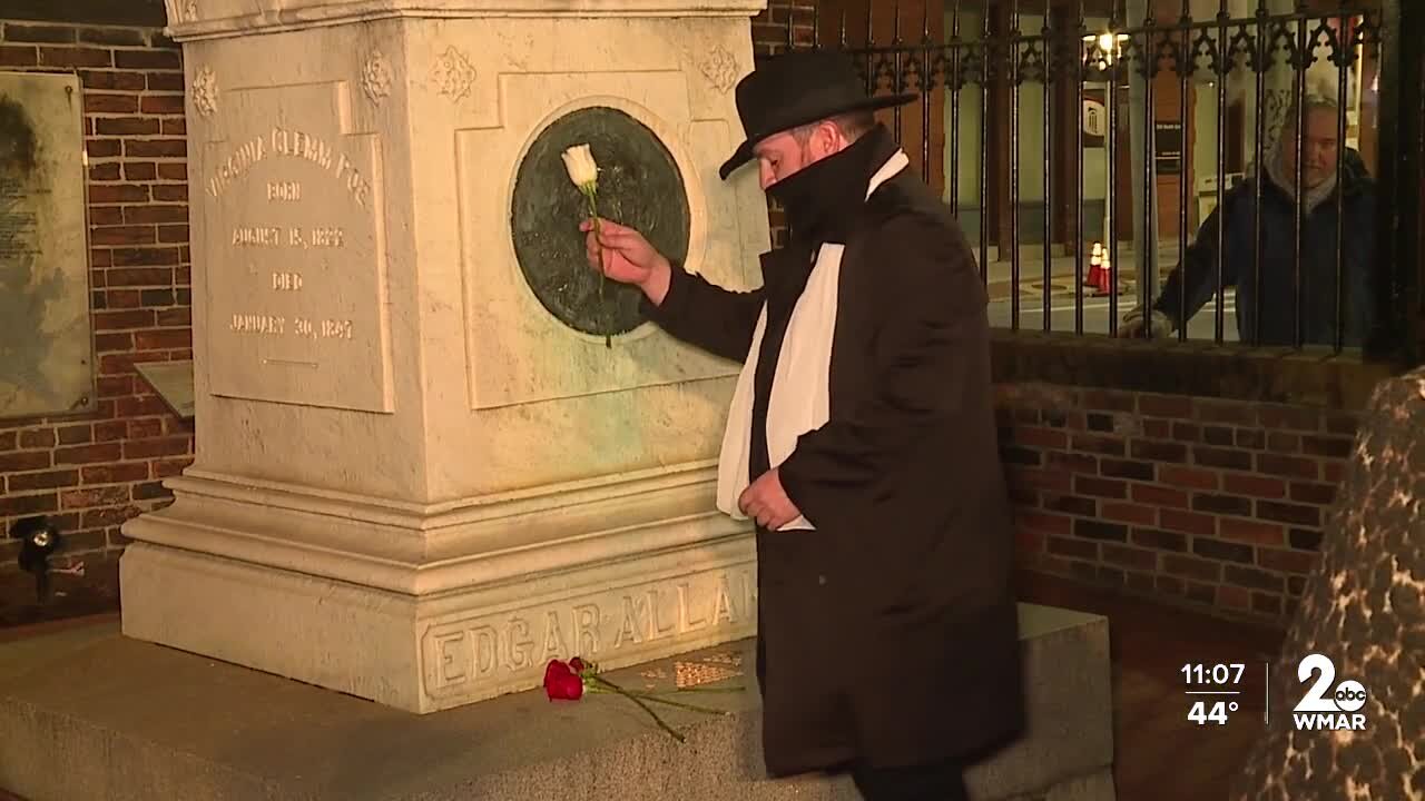 'Poe Toaster' tradition carries on at famed poet’s gravesite