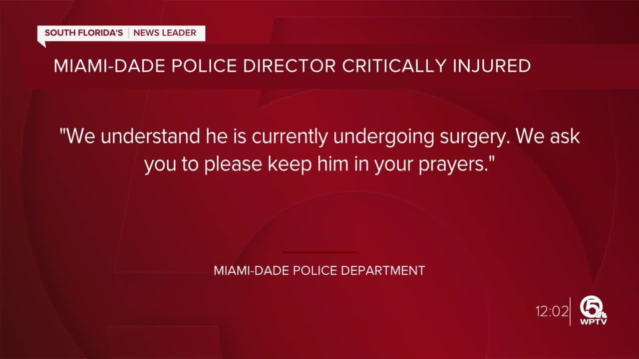 Miami-Dade police director critically injured in Tampa area