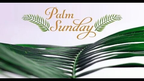 Palm Sunday 2020