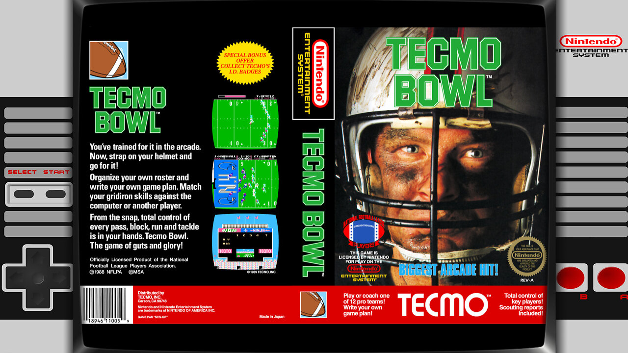 Tecmo Bowl (NES) Denver Broncos @ Dallas Cowboys (Divisional Playoffs)