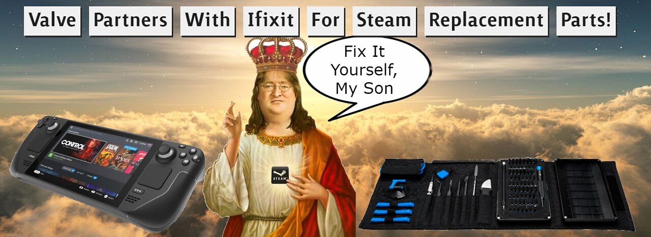 Valve Partners With Ifixit For Steam Deck