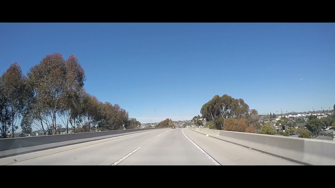 Blasian Babies DaDa Drives Down Hwy 15 To I-805 (1440 48fps No Protune)