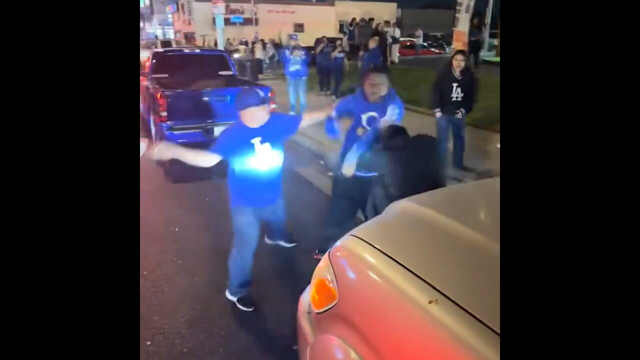 Violence After The Dodgers Won The World Series