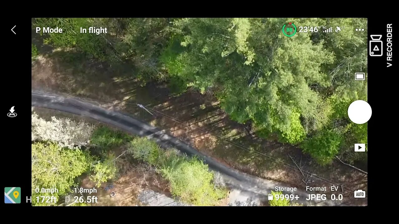 How well does the DJI Mini Se do at 200ft in the mountains.