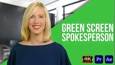I will film your green screen spokesperson video in HD or 4k