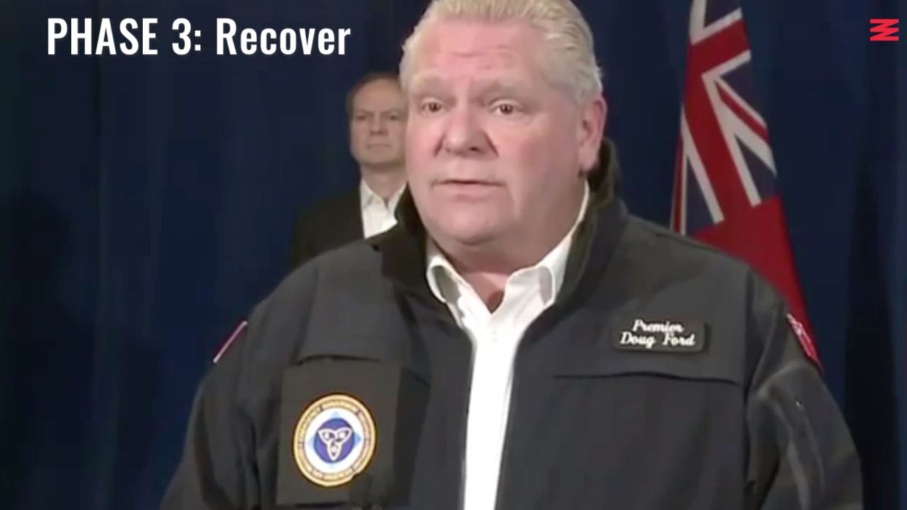 Ford Announces 3-Step Plan To Re-Open Ontario Once Case Numbers Slow Down