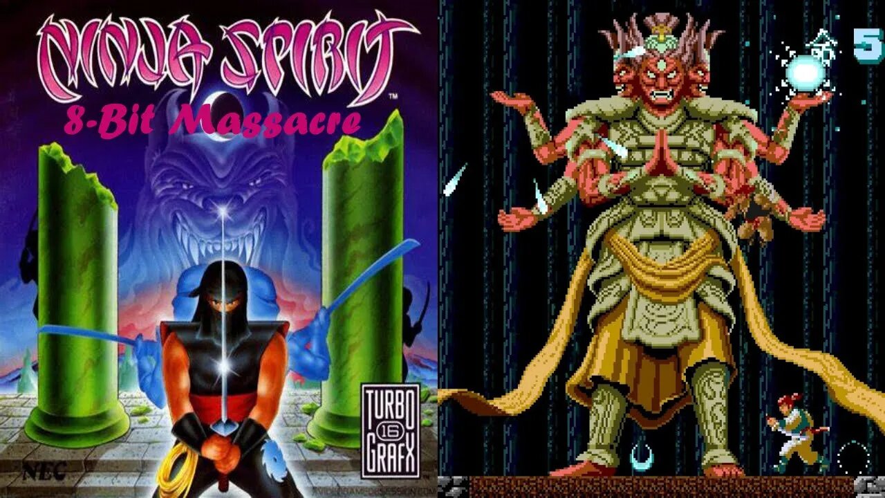 Ninja Spirit - Turbografx-16 (Stages 1&2)