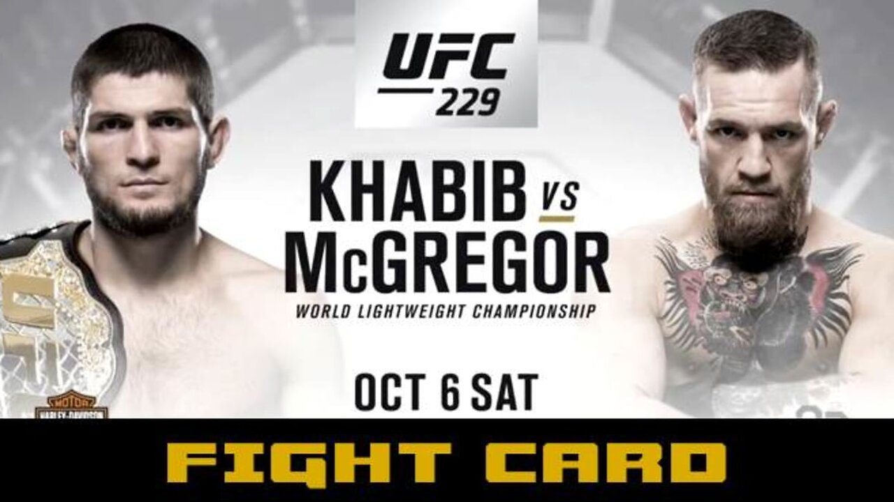 khabib nurmagomedov vs conor mcgregor extreme in UFC most famous fight