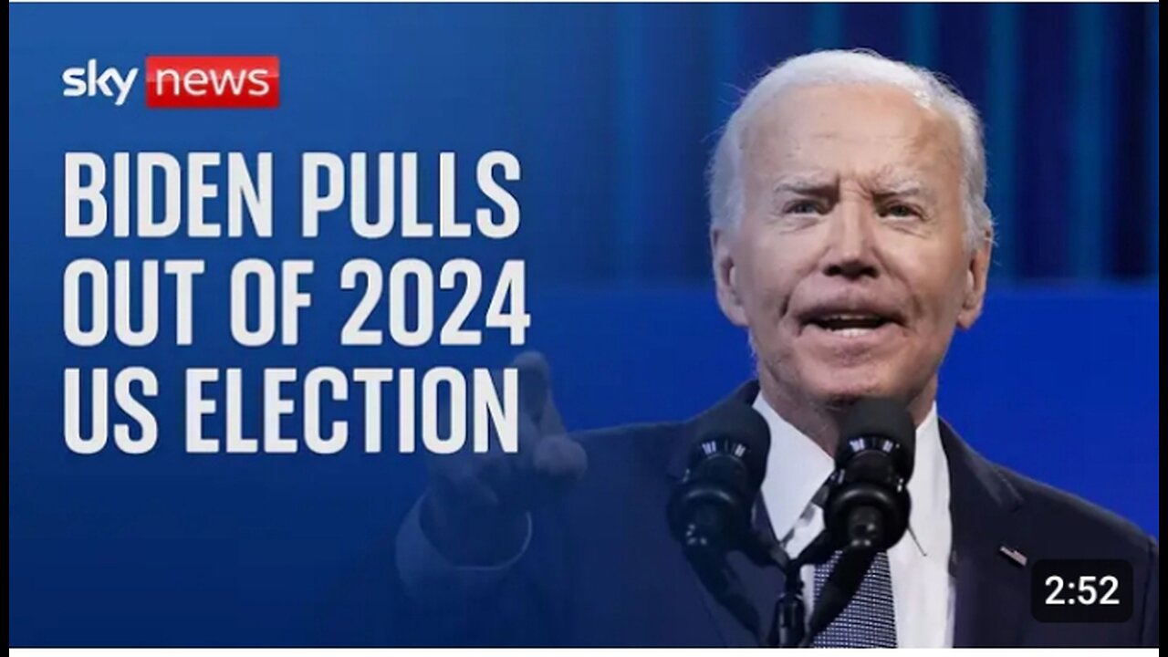 Joe Biden pulls out of 2024 presidential race