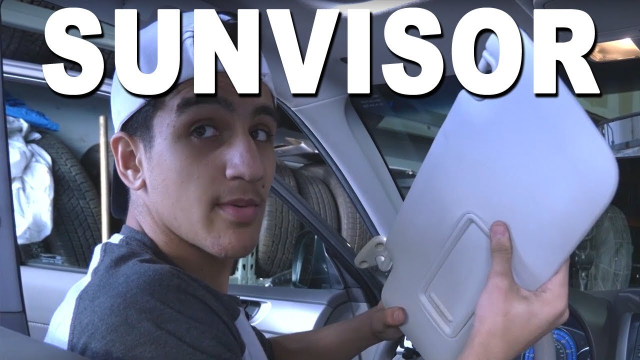 How to remove a sunvisor - 2010 Subaru Forester