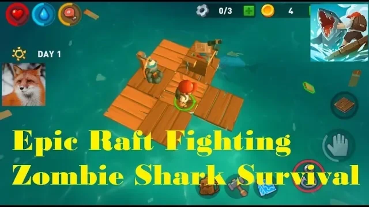 Epic Raft Fighting Zombie Shark Survival - New Game for Android