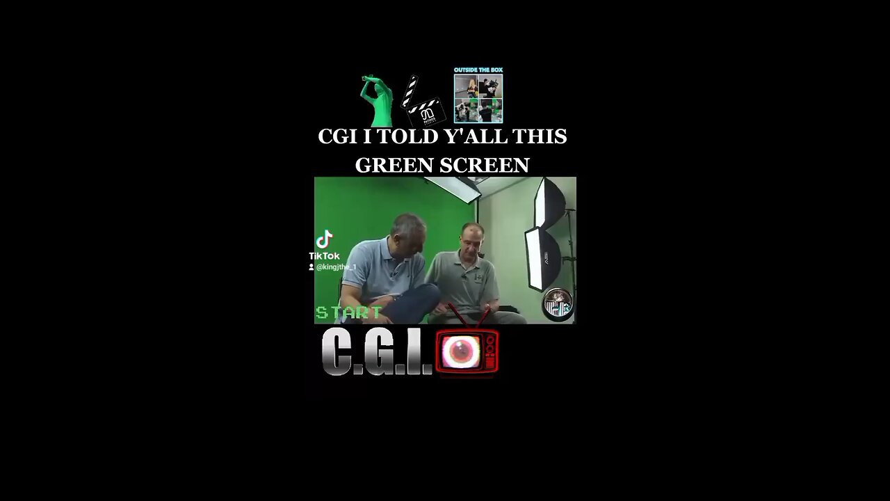 Astronauts with green screen