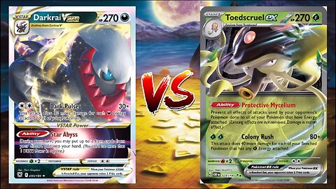 Pokemon TCG Live Darkrai VSTAR Turbo VS Toedscruel EX Cherrim!!