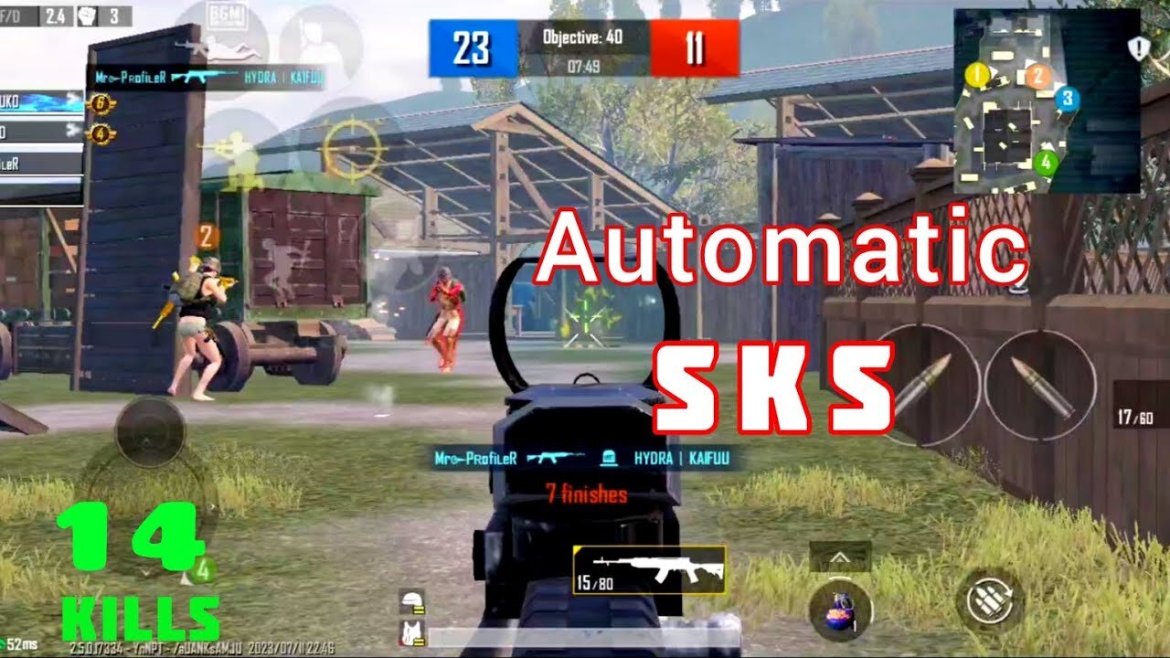 Firing SKS with fast Tap Tap like Automatic | TDM Gameplay