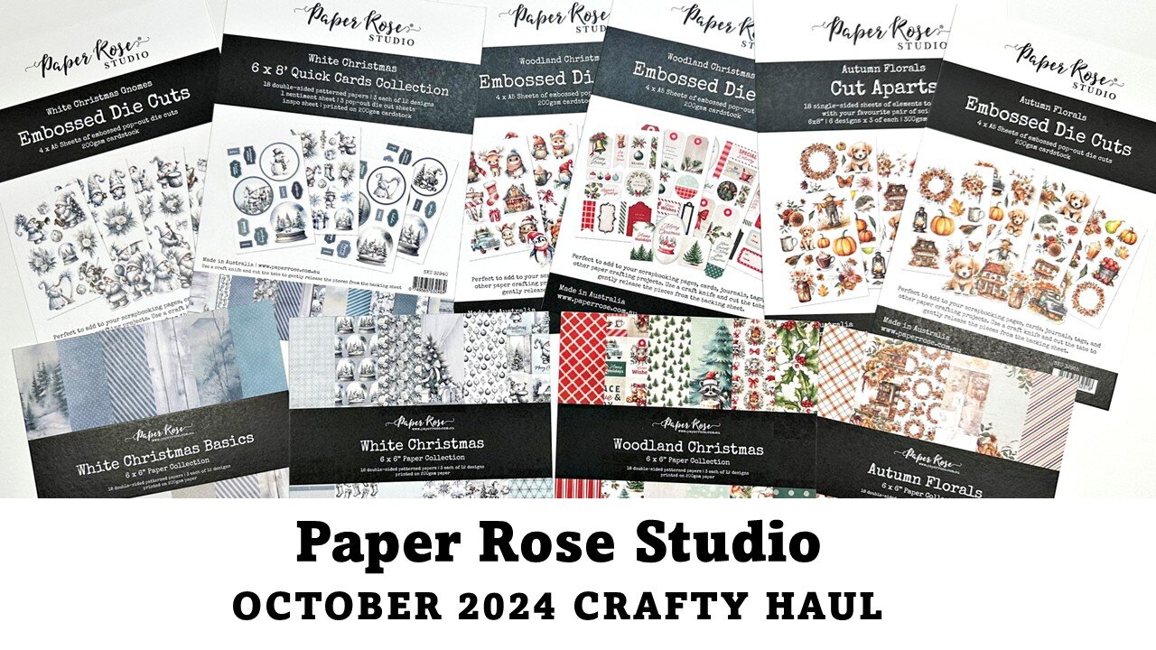 Paper Rose Studio | October 2024 Haul