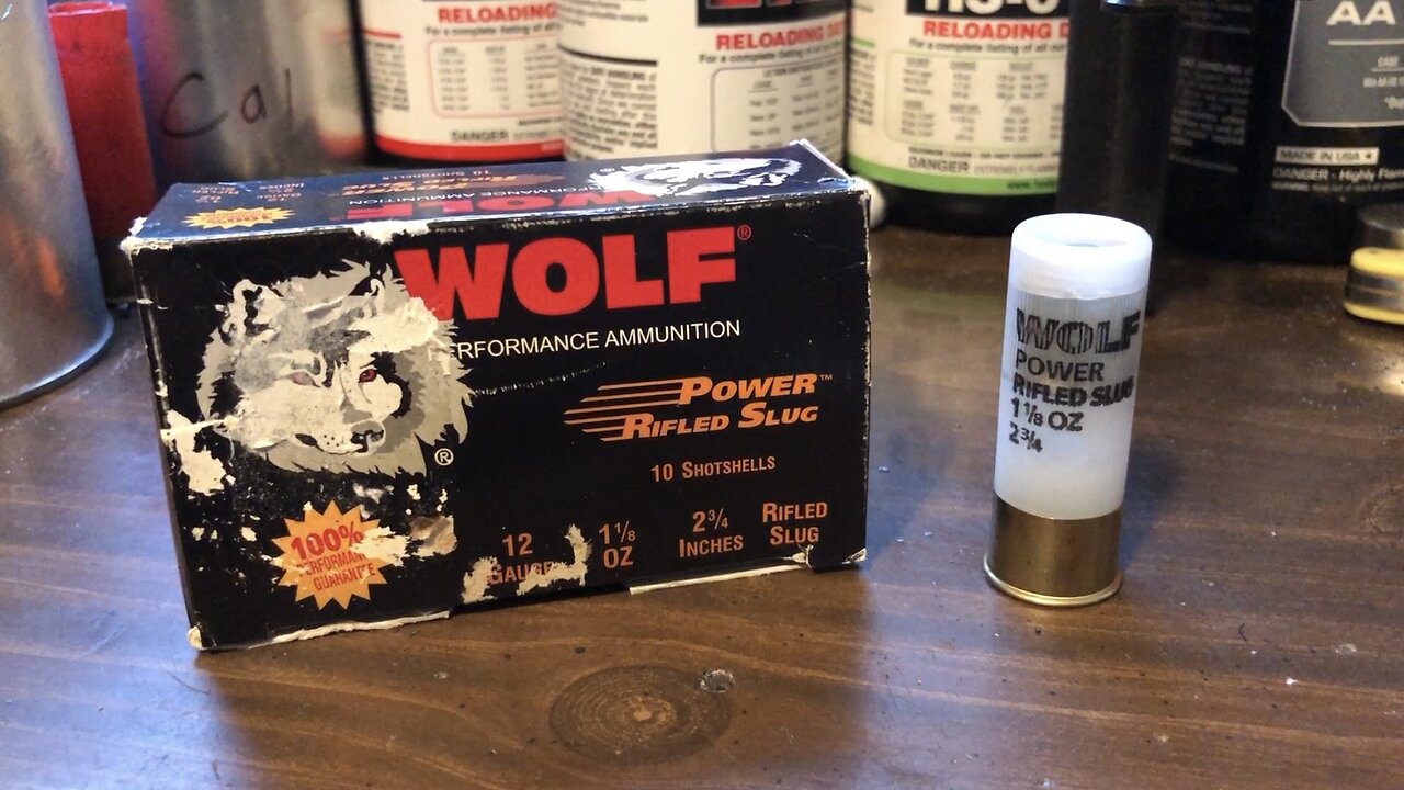 Wolf 12 Gauge Power Rifled Slug - Breakdown