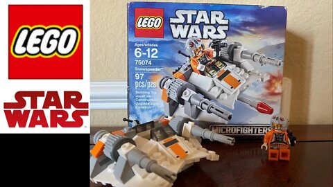 Lego Star Wars Snow speeder 75074 Build and Review!