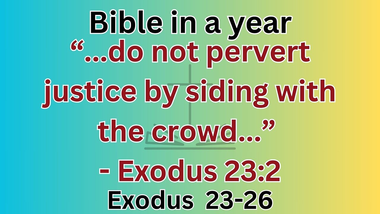 Exodus 23-25