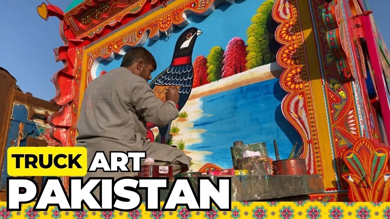 Tape Art Truck Decoration | Amazing Design | Pakistani Truck Art