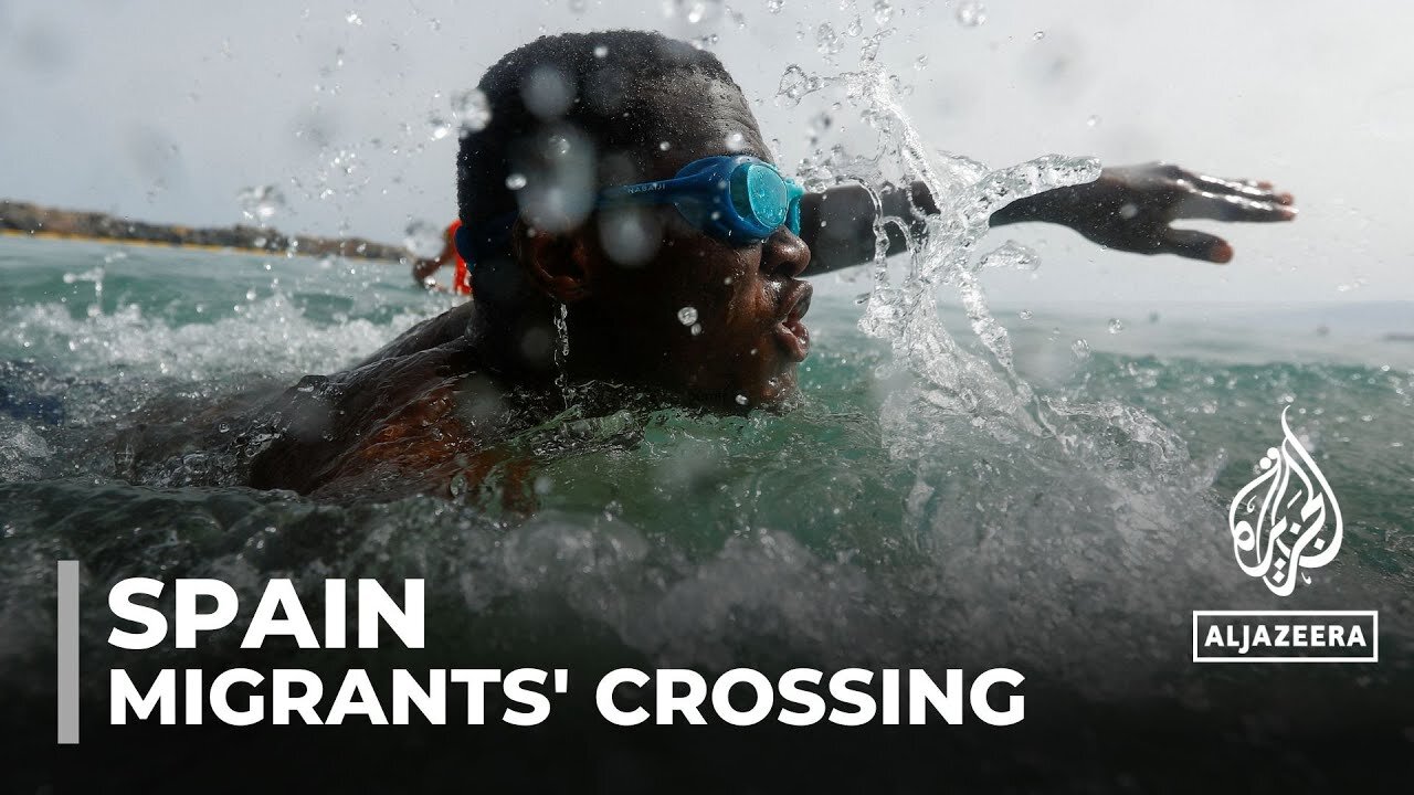 Migrants learn to swim after surviving crossing|News Empire ✅