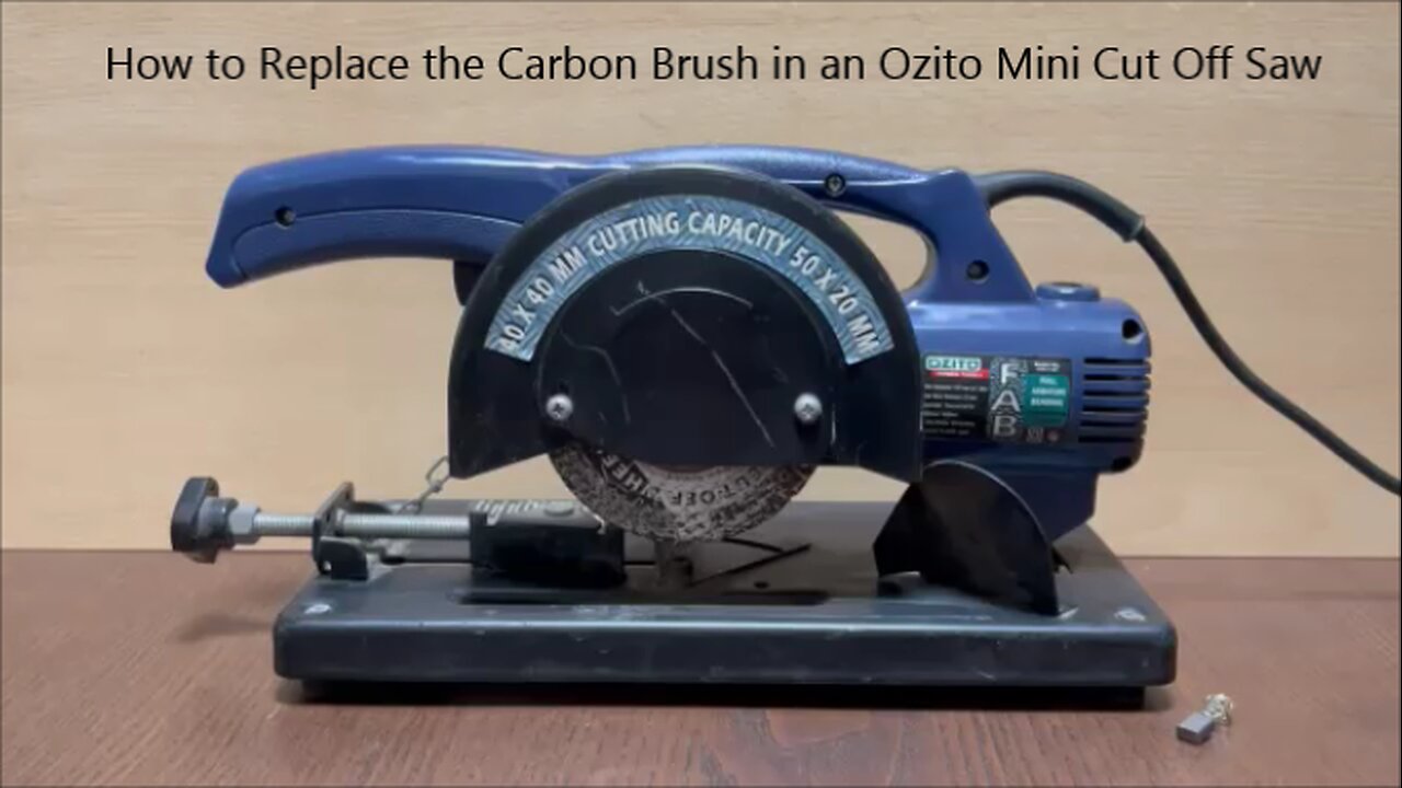 How to Replace the Carbon Brush in a Ozito Mini Cut Off Saw