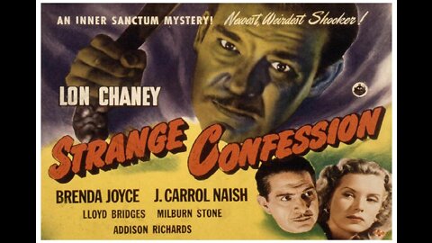 Inner Sanctum STRANGE CONFESSION 1945 Vaccine Released Too Early Causes Deadly Results FULL MOVIE