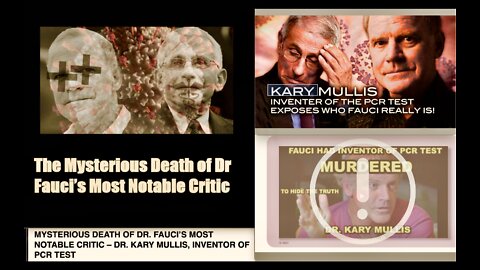 Was PCR Test Inventor Kary Mullis Murdered Coronavirus Whistleblower In Exile After Escaping China