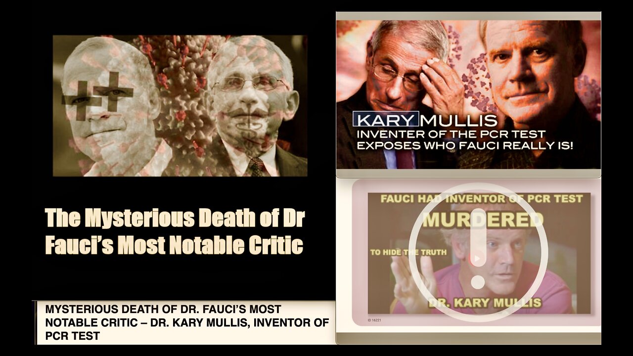 Was PCR Test Inventor Kary Mullis Murdered Coronavirus Whistleblower In Exile After Escaping China