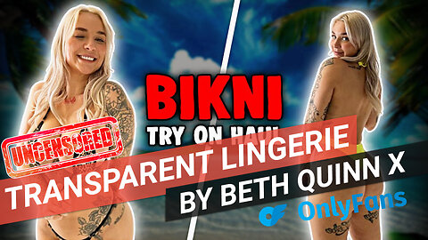 Transparent Lingerie | Micro Bikini Try on haul | SHEIN | dry vs wet | Sheer Dress haul