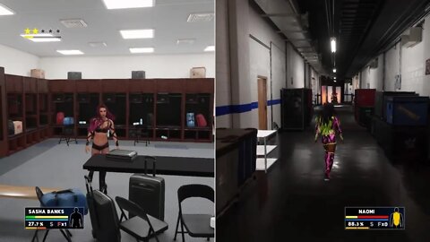 Sasha Banks vs Naomi: BACKSTAGE FIGHT